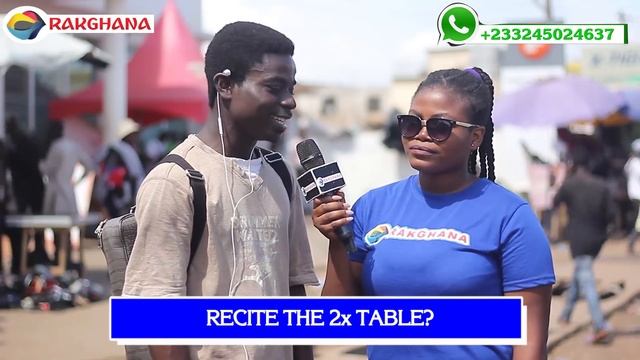 Recite the 2 Times Table | Street Quiz | Funny Videos | Funny African Videos | African Comedy