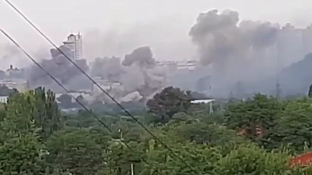 ВСУ бьют по Донецку, июнь 2022