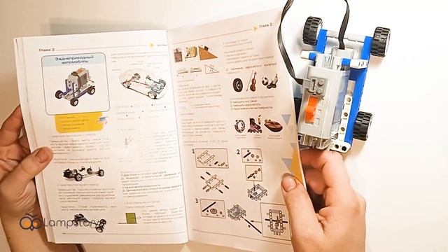 Заднеприводный автомобильс Конструктор LampStory