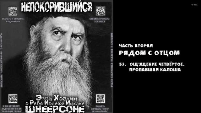 53. ОЩУЩЕНИЕ ЧЕТВЁРТОЕ.  ПРОПАВШАЯ КАЛОША \ "НЕПОКОРИВШИЙСЯ" \ Э.Ховкин о р. Й-И.Шнеерсоне