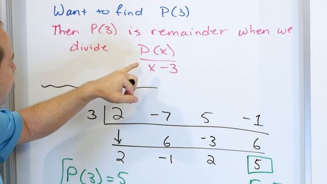 10 - The Remainder Theorem of Synthetic Division & Polynomial Long Division - Part 1
