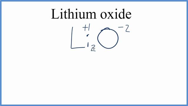 How to Write the Formula for Lithium oxide