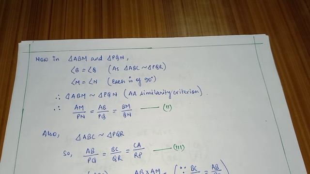 TRIANGLES:- THEOREM 6.6