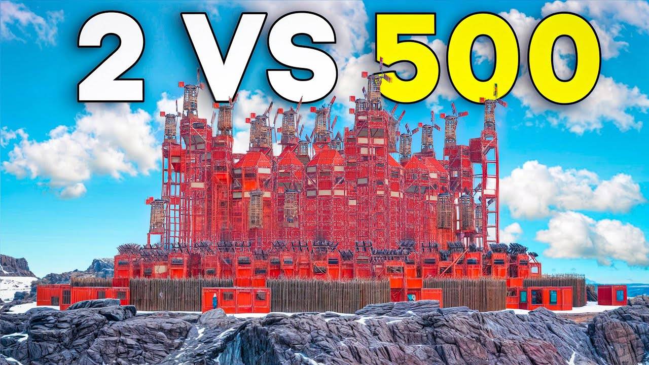 2 vs 500! ЖИЗНЬ между 5 КЛАНОВ привела К ИХ РАЗГРОМУ в РАСТ RUST