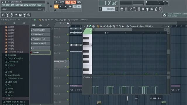 Как сделать Phonk/легкий бит