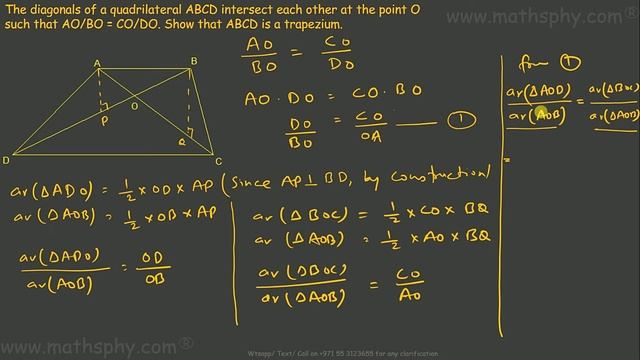 Triangles Similarity Class 10 Ex 6.2 Question 10, Math Class 10, NCERT Solution