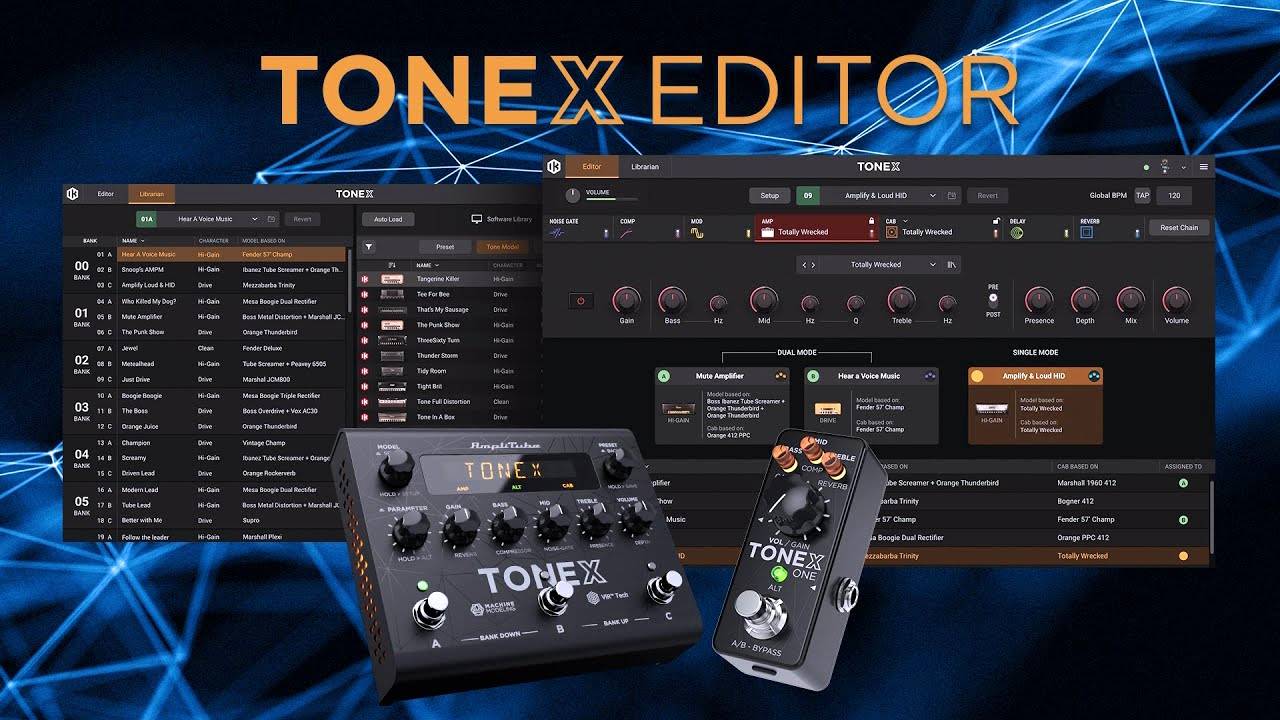 IK Multimedia ToneX Editor Announcing