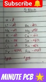PERIODIC TABLE🌟(S-block)#neet #jee #shorts #youtube #india #periodictable #yt#2023
