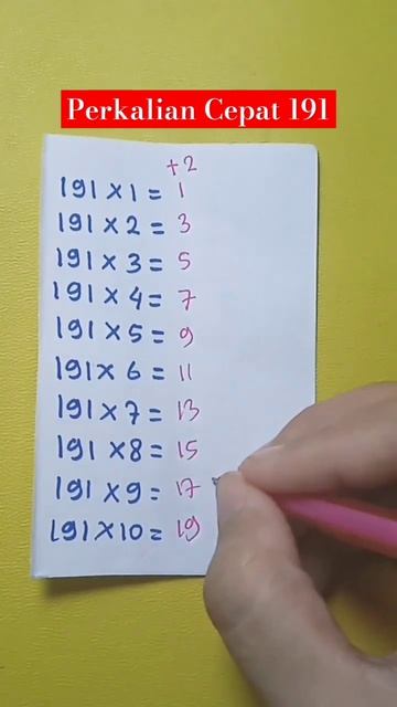 Perkalian Cepat 191
