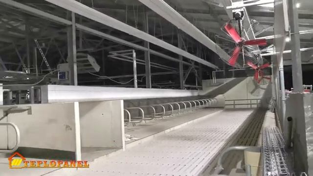 Лучистое отопление молочно товарной животноводческой фермы в Гомельской области республике Беларусь