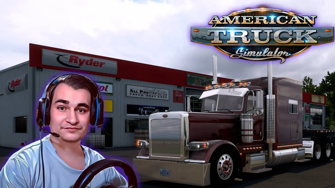 Доставка грузов по  дорогам в Америке на Peterbilt 389 от автора Jon-Ruda !