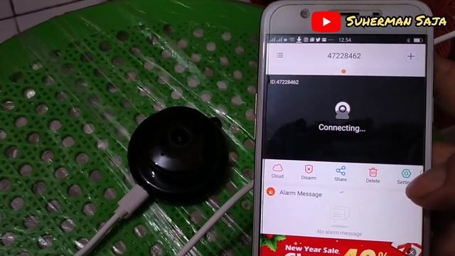 Tutorial Cara Setting CCTV Mini Wifi Camera HD Wireless