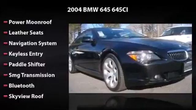 2004 BMW 645 645CI