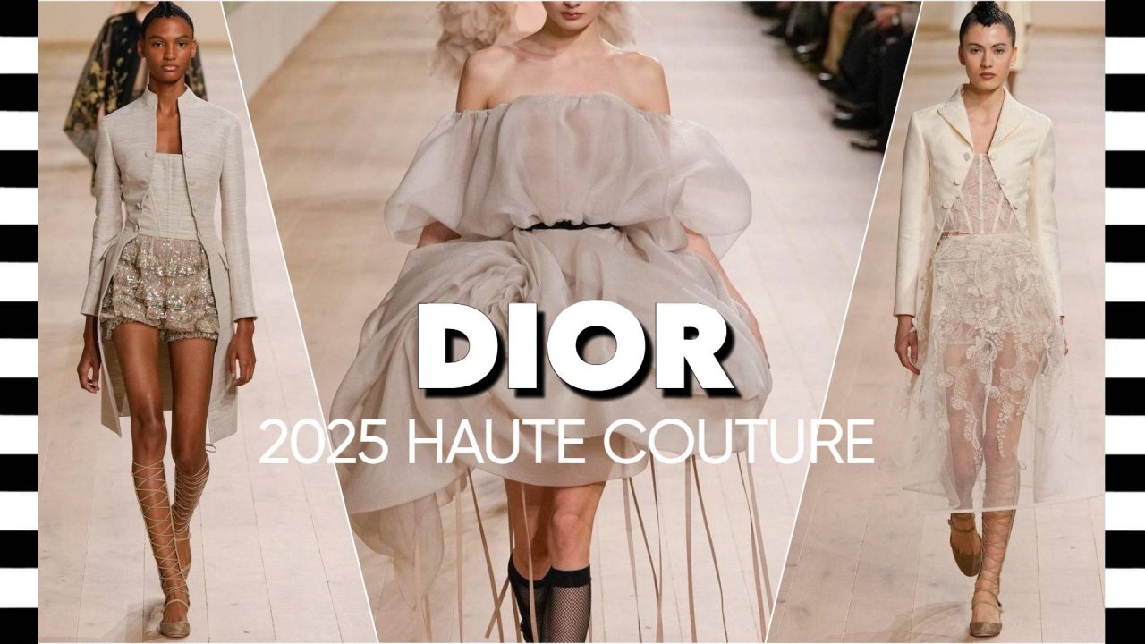 ✔️ DIOR коллекция весна-лето 2025 HAUTE COUTURE на Неделе высокой моды