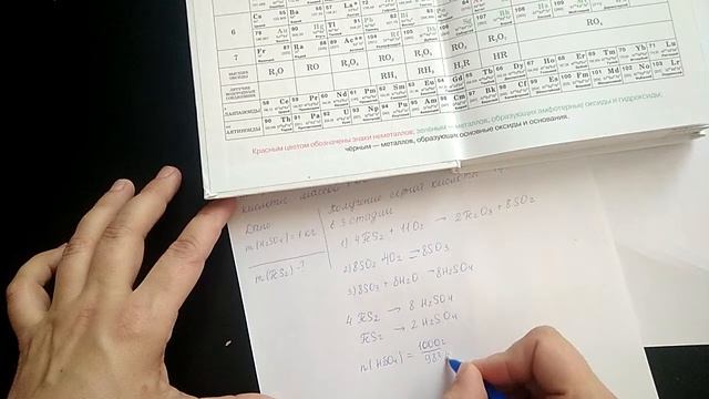 Задачи с использованием стехиометрических схем