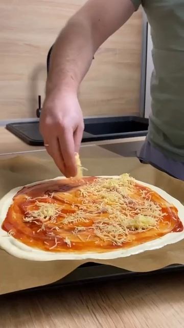 Пицца без заморочек и замеса теста🍕