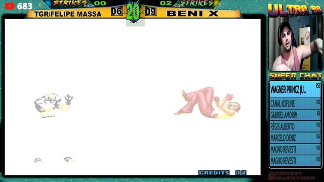 BENIX VS FELIPE MASSA CAMPEONATO LENDARIOS DE KOF 2002 ( FASE DOUBLE ELIMINATORIAS )