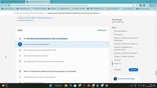 Understand the Five Most Important Questions to Ask About Your Business | Drucker School—Business