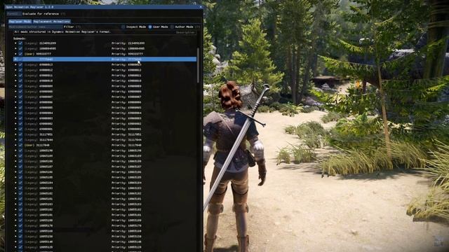 Руководство по Open Animation Replacer / Как задать условия для анимационных модов
