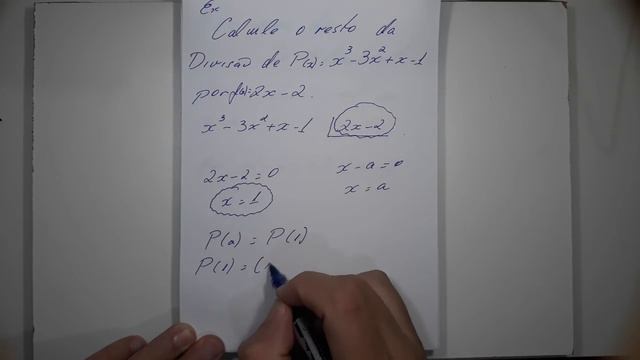 Polinômio; teorema do resto