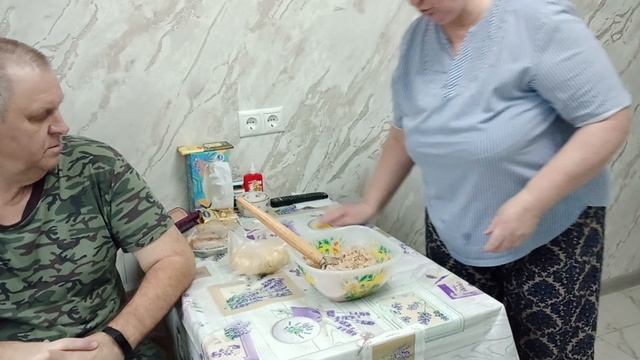 Реальная жизнь на пенсии Готовим Хинкали, первый раз.