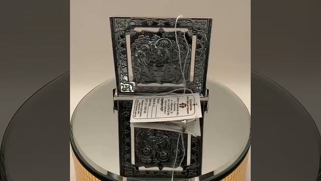 Серебряная Икона Троица Ветхозаветная оксидирование Б930866Т