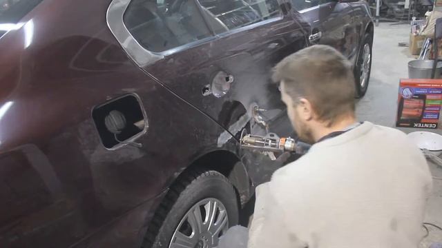 skoda octavia a5 покраска крыла, покраска двери с переходом по ребру