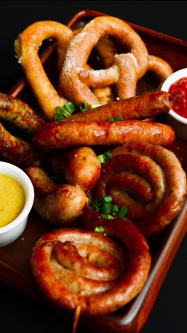 🍔мукбанг карпаччо,охотничьи сосиски,бургер домашний, сыр.