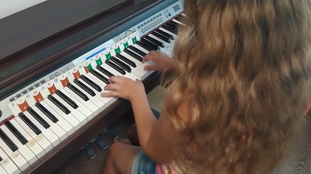 Учимся читать ноты с программой софт Моцарт, Татьяна, 10 лет