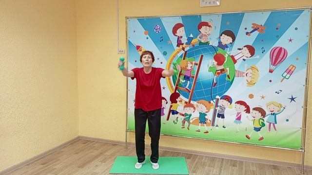 Комплекс утренней гимнастики с гантелями