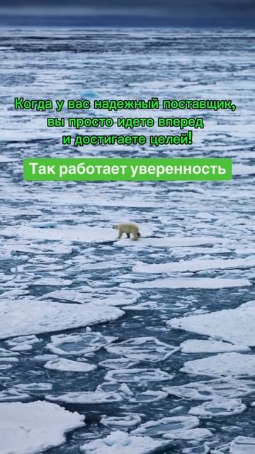 Так работает уверенность. Когда у вас надежный поставщик, вы просто идете вперед и достигаете целей!