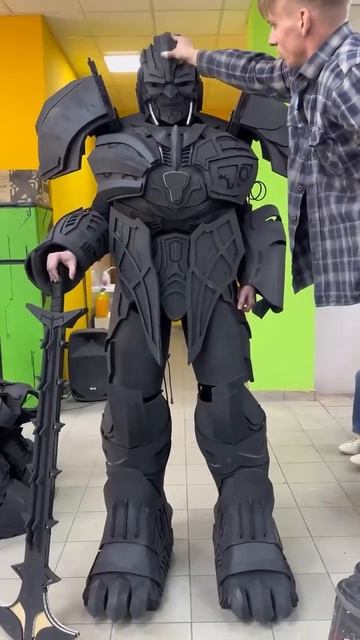Техническая примерка костюма Мегатрона Рыцаря 2,4 м. #косплей #cosplay