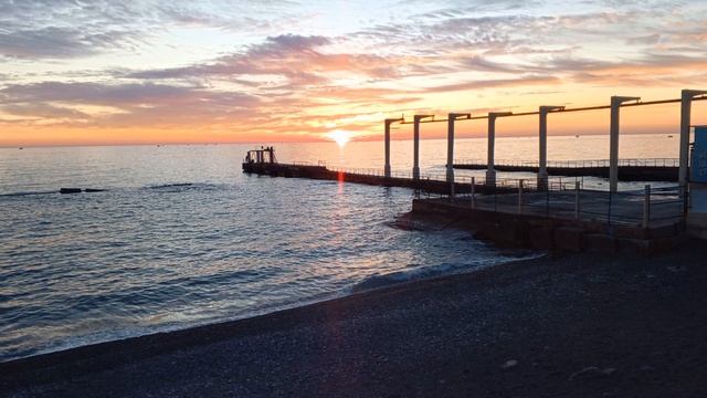 29012025 закат ,приморская набережная