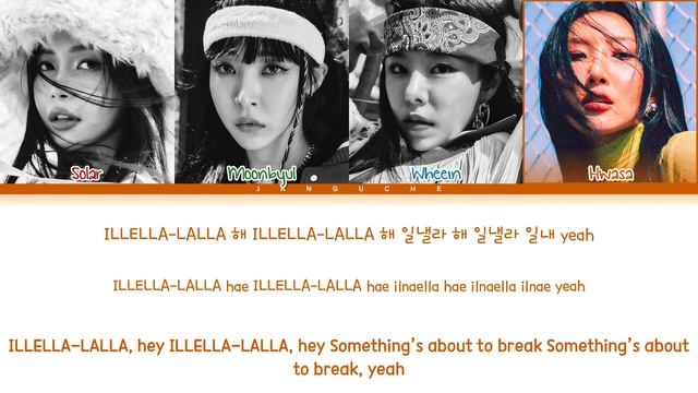 MAMAMOO (마마무) - "ILLELLA (일낼라)" (Color Coded Lyrics Eng/Rom/Han/가사)