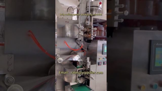 Drip Colombia Manizales Coffee Bag Packing Machine with Outer Envelop Delivery