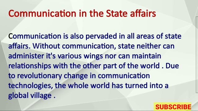 Scope of Communication
