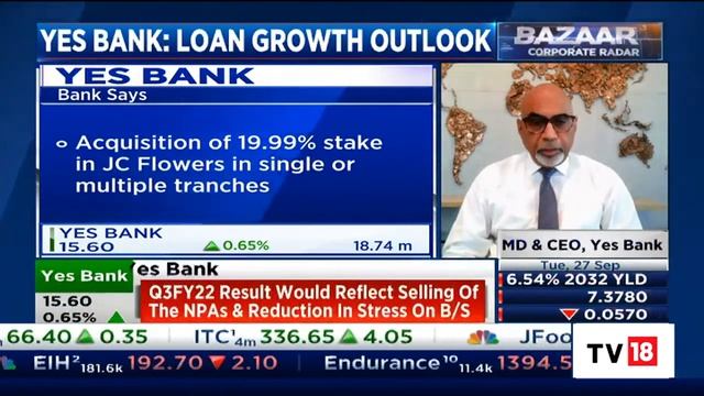 Yes Bank's Prashant Kumar Speaks On The Firm's Q1FY23 Results & Business Outlook | CNBC-TV18