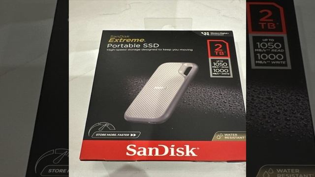 Внешний SSD SanDisk Extreme Portable - краткий обзор