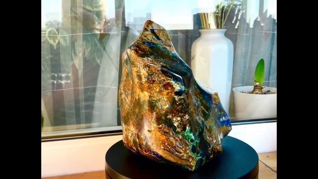 Полированный образец азуромалахита 8.1кг