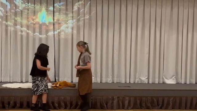 Выступление команды Первобытный мир Маша Б, Глаши, Володи