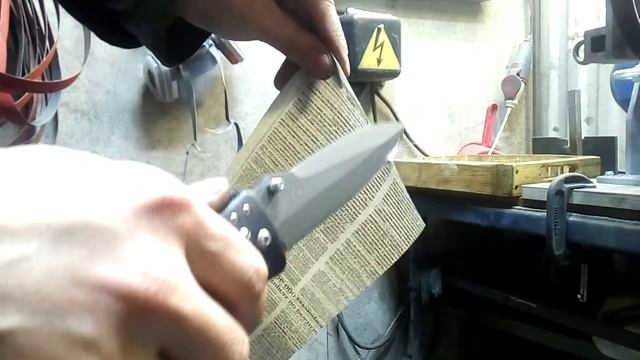 Заточка ножа SOG от Мастера Нестерова.