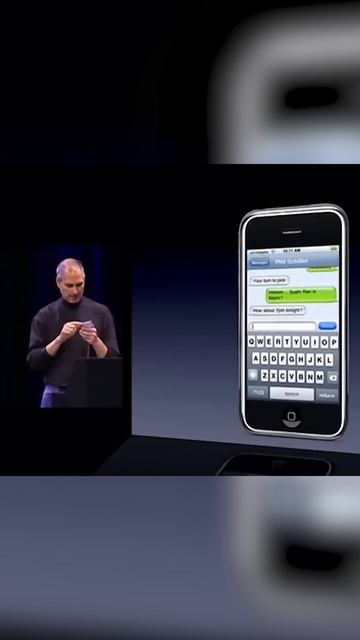 Стив Джобс представляет революцию в сфере SMS (2007)