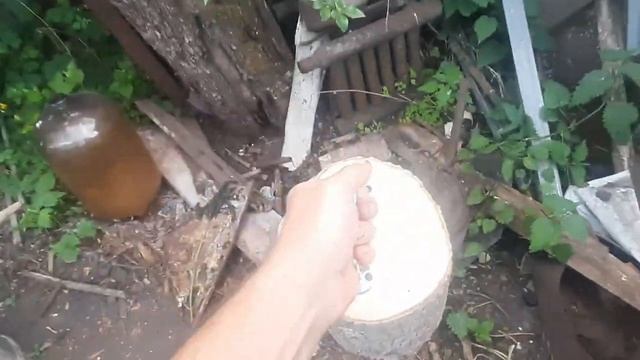 Труба уличной печки в роли тандыра. Шашлык из говяжей вырезки. Мцвади.