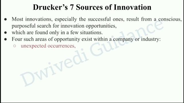 Innovation, Sources of Innovation in business, Entrepreneurship and Family business 1, entrepreneur