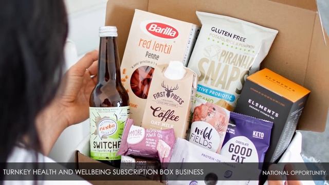 Turnkey Health and Wellbeing Subscription Box Business – High Growth National Opportunity!