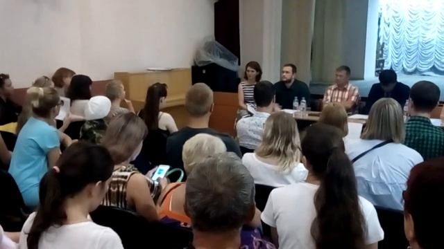 Дольщики ЖК Новомарусино на встрече с представителями мэрии 27 06 18 года  Часть 3