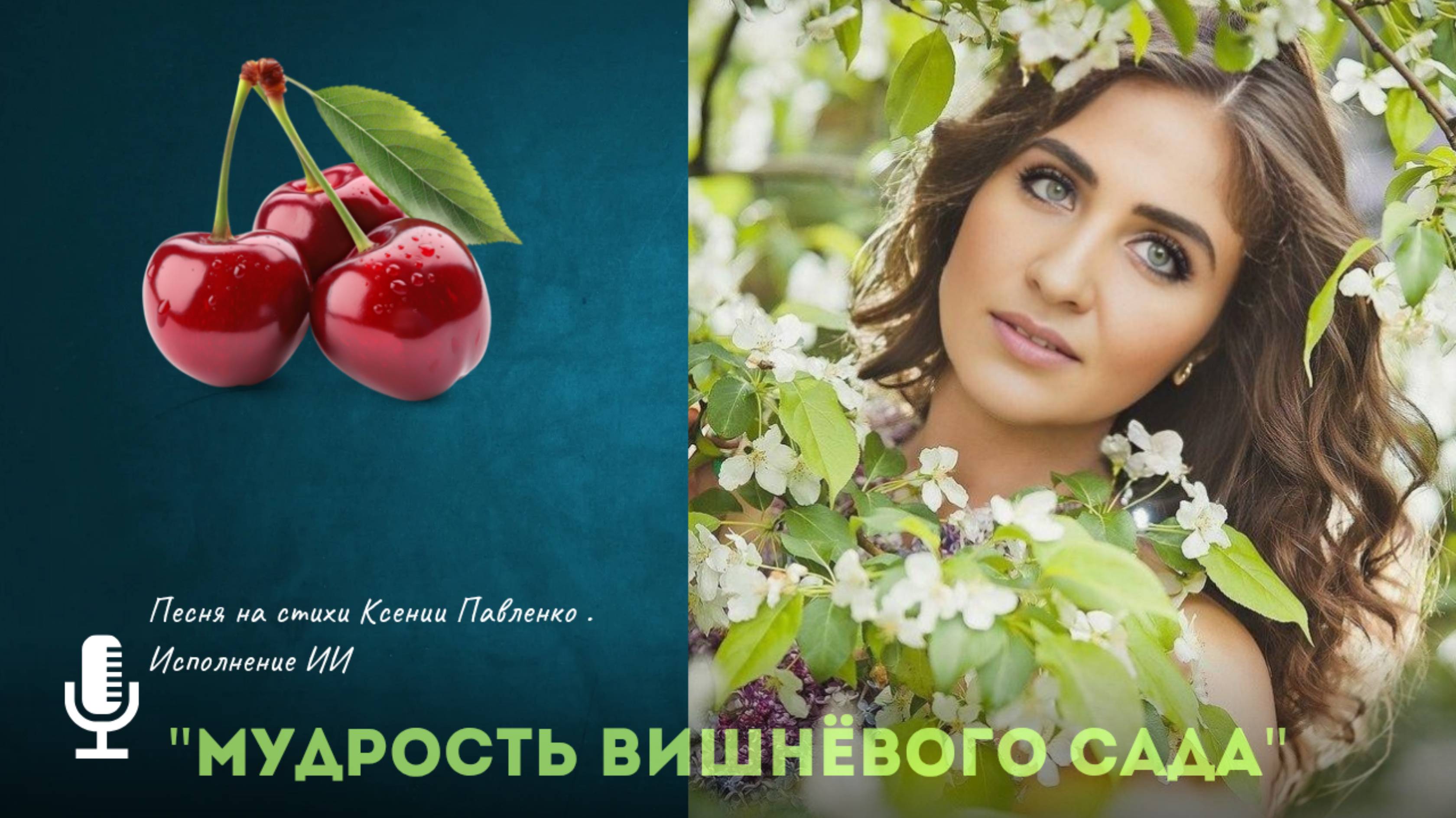 "МУДРОСТЬ ВИШНЁВОГО САДА " песня  с глубоким смыслом на стихи Ксении Павленко