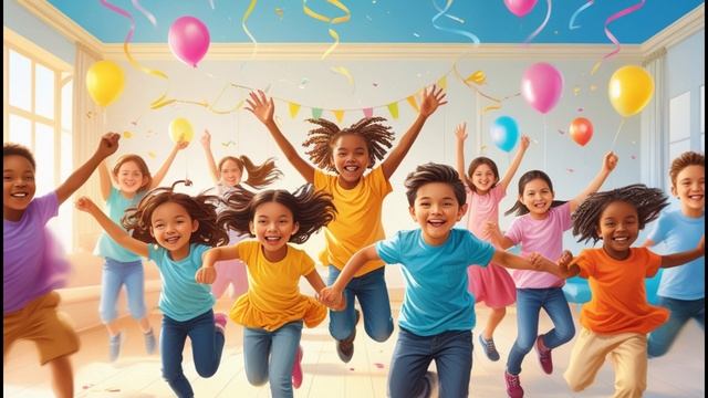 Game in English "Move - Freeze" for children | Funny song-game.