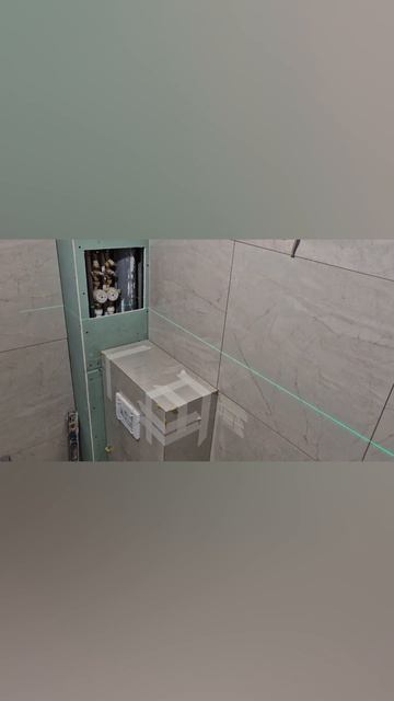 клеим керамогранит на инсталляцию #ремонт #квартира #краснодар