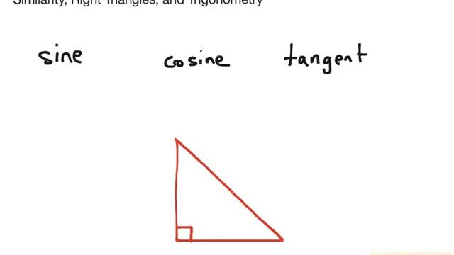 Similarity Right Triangles And Trigonometry